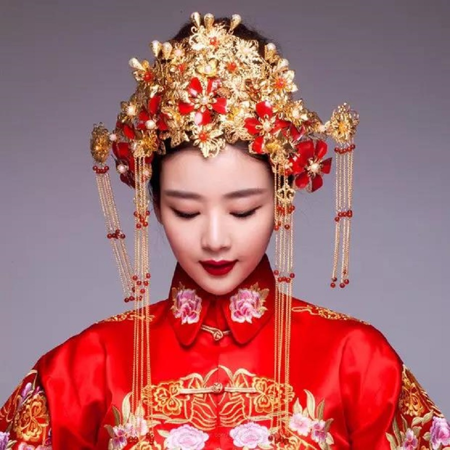 中国风传统婚礼，最是那抹中国红！(图36)
