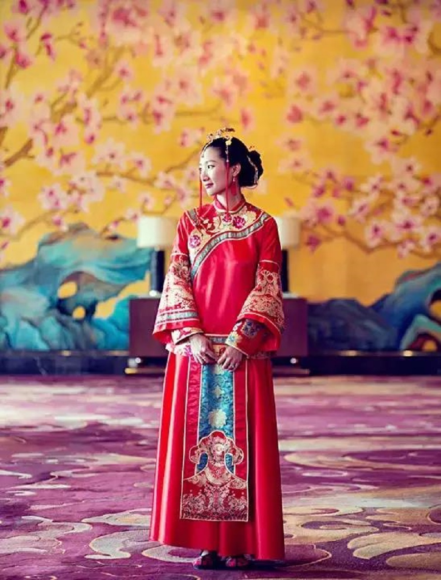 中国风传统婚礼，最是那抹中国红！(图29)