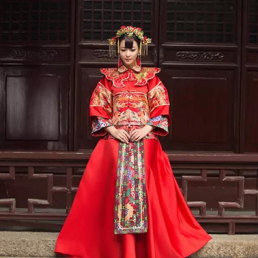 中国风传统婚礼，最是那抹中国红！(图31)