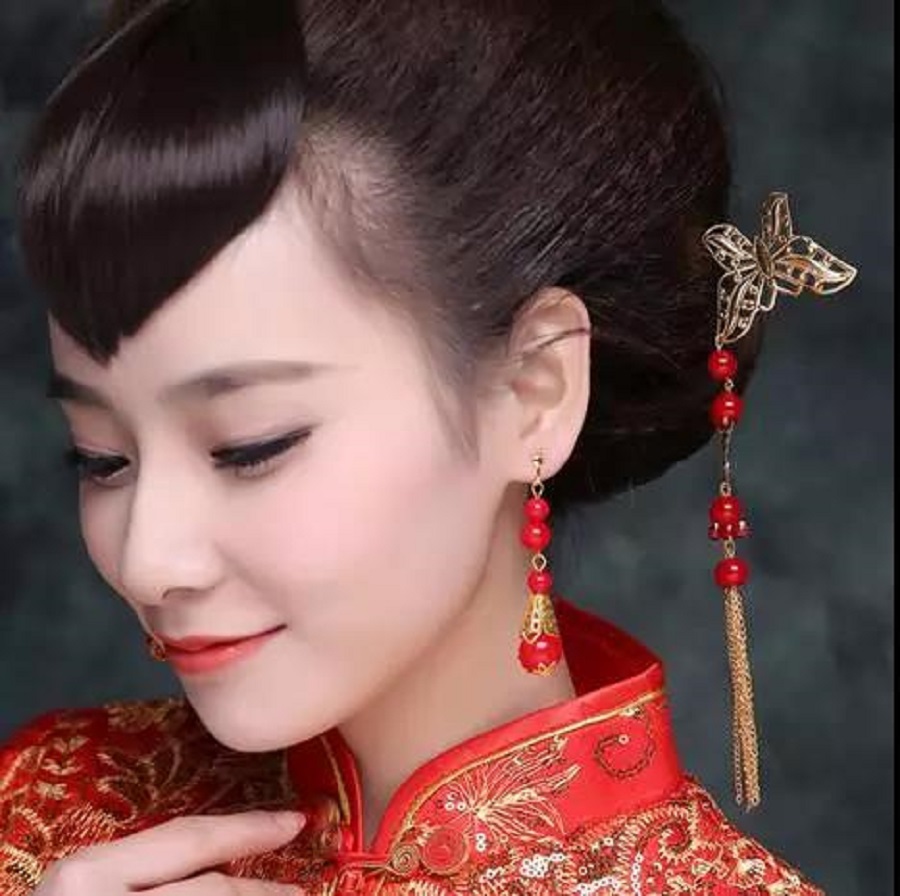 中国风传统婚礼，最是那抹中国红！(图33)