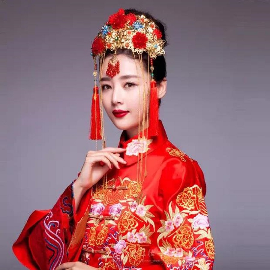 中国风传统婚礼，最是那抹中国红！(图37)