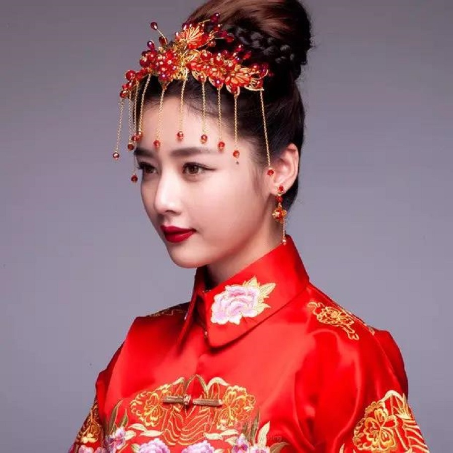 中国风传统婚礼，最是那抹中国红！(图38)