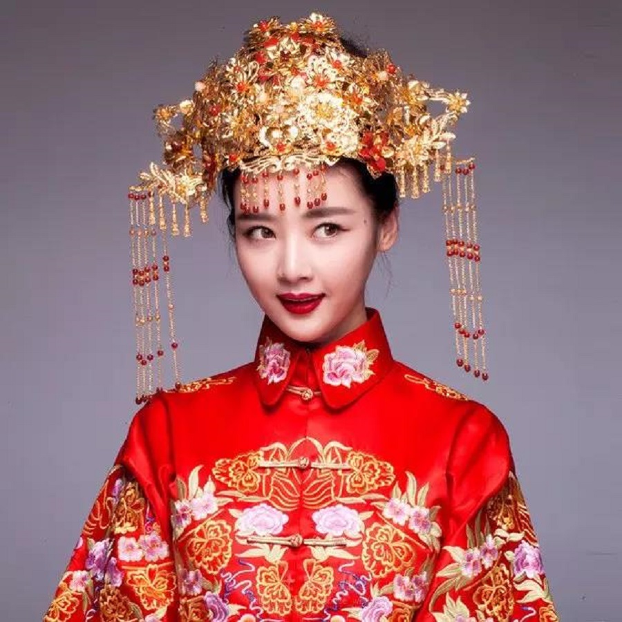 中国风传统婚礼，最是那抹中国红！(图39)