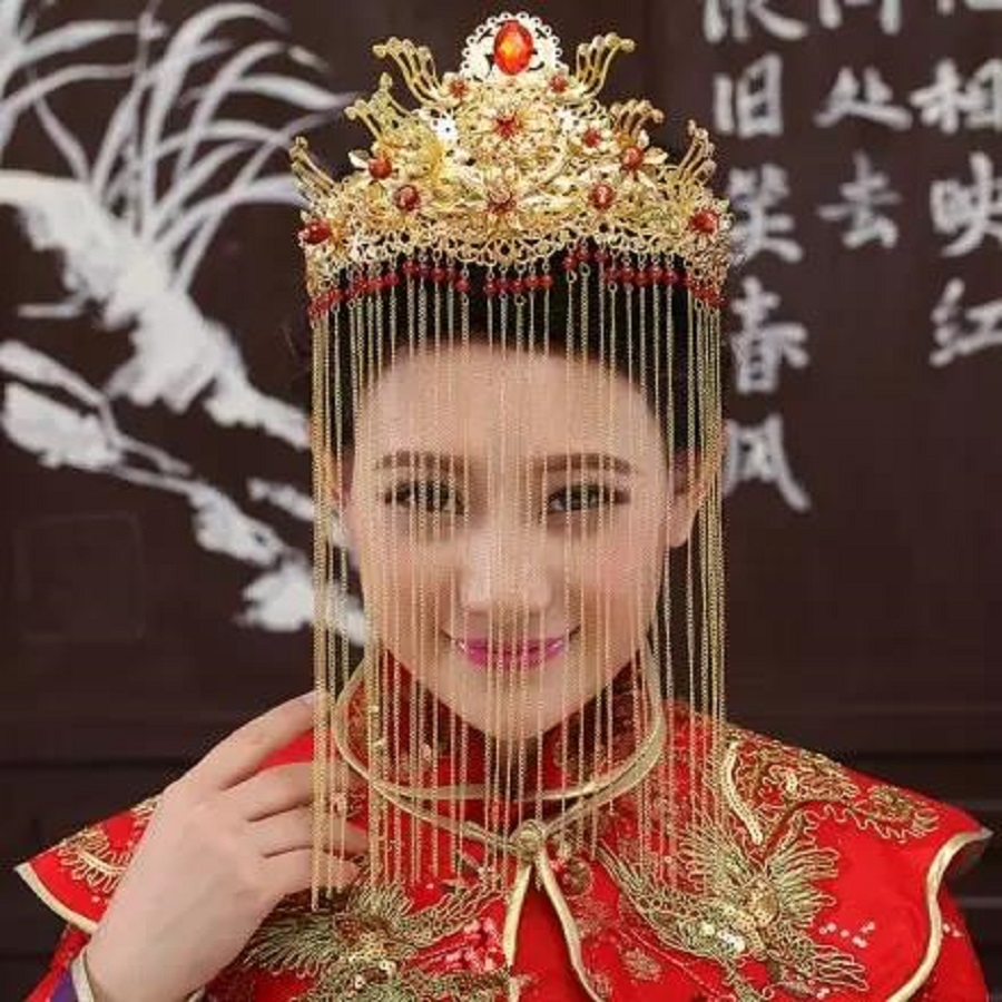 中国风传统婚礼，最是那抹中国红！(图42)