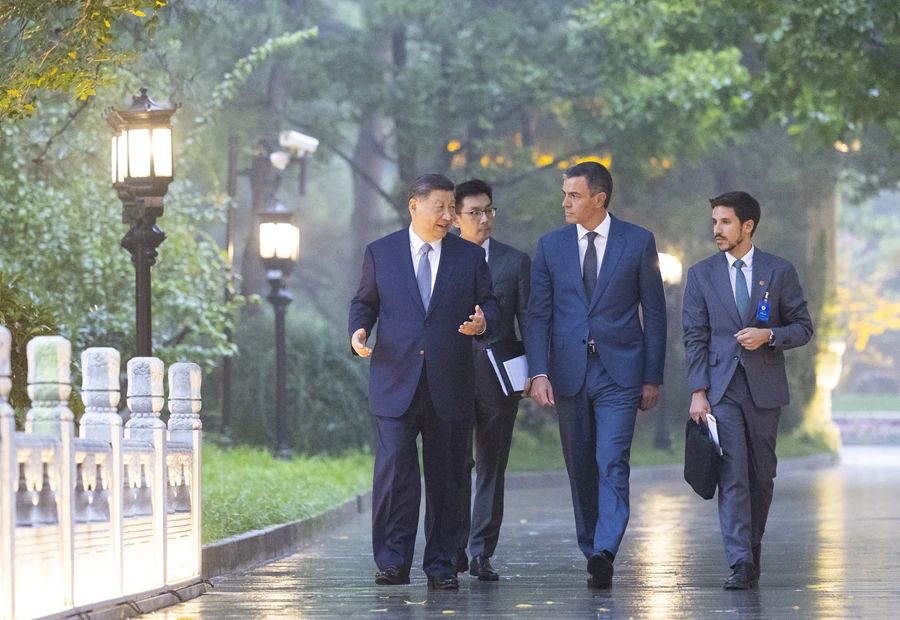习近平主席会见西班牙首相桑切斯(图4)