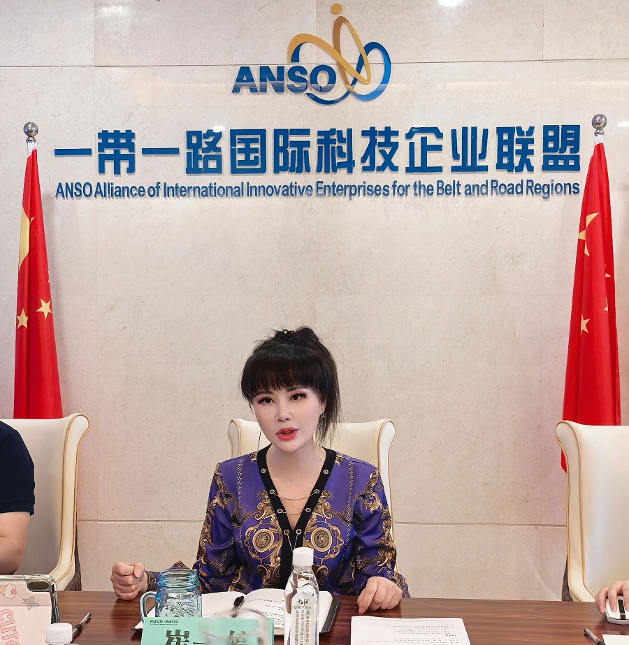 乌鲁木齐市驻京联络处一行莅临“一带一路”国际科技企业联盟(图5)